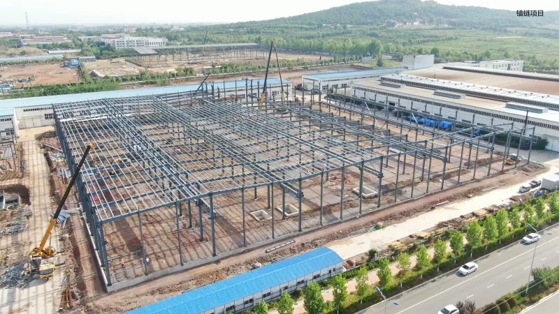 سٹیل کی ساخت کیمیائی ذخیرہ گودام کی تعمیر